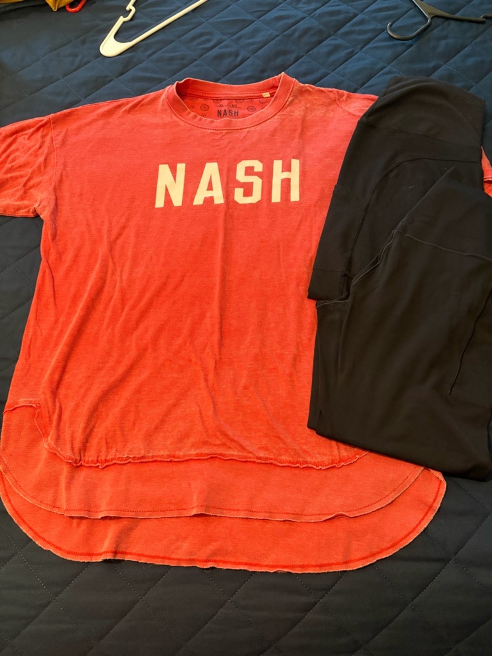 Nash Women's Coral Red Short Sleeve Tunic Tee